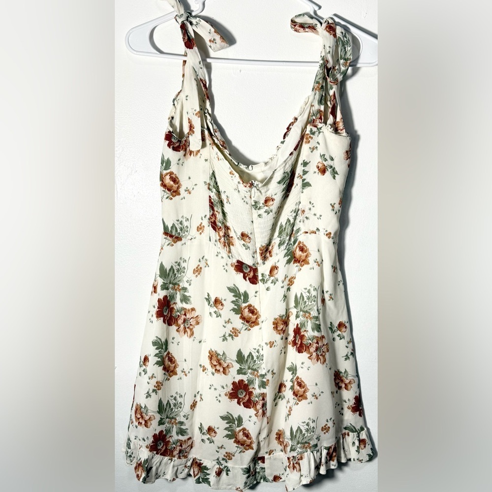Reformation White Floral Mini Dress - Picture 13 of 16